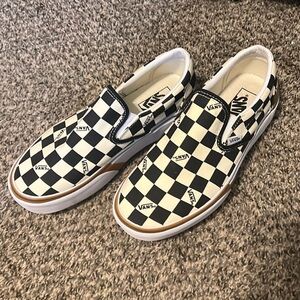 Stacked Checkered Vans